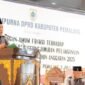 Wakil Ketua DPRD Kabupaten Pemalang, Slamet Ramuji saat menyampaikan pandangan umum fraksi terhadap Rancangan Peraturan Daerah (Raperda) di DPRD Pemalang