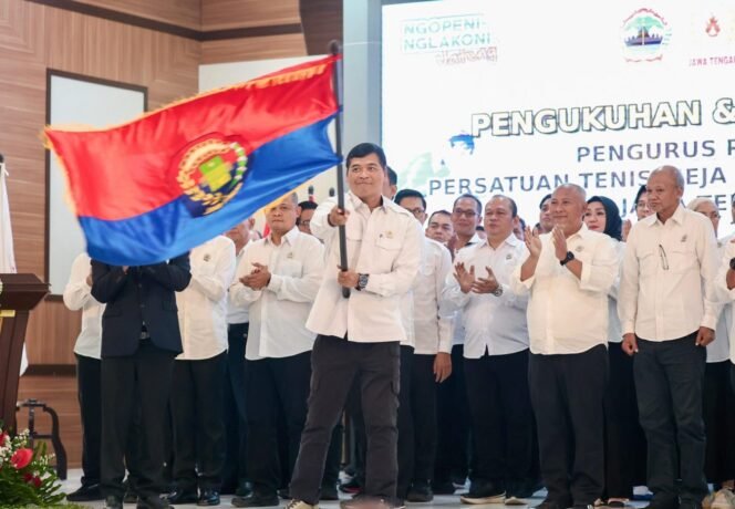 
					Pengurus Baru PTMSI Jateng Resmi Dilantik, Gubernur Ahmad Luthfi Minta Rutin Gelar Turnamen dan Bangkitkan Prestasi Tenis Meja