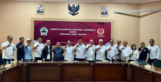 
					Pengprov PTMSI Jateng Audiensi dengan KONI, Perkuat Pembinaan Atlet Menuju PON XXII/2028