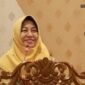 Kepala Dinas Komunikasi dan Informatika (Diskominfo) Kabupaten Pemalang, Dian Ika Siswanti, saat membuka Bimbingan Teknis Pengelolaan Data dan Informasi Geospasial Pemkab Pemalang Tahun 2026 di Gedung Sasana Bhakti Praja, Selasa (23/6/2026).