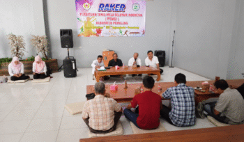Pengurus Kabupaten (Pengkab) Persatuan Tenis Meja Seluruh Indonesia (PTMSI) Pemalang menggelar Rapat Kerja (Raker) Tahun 2026, bertempat di Rumah Makan SS, Kabupaten Pemalang, pada Minggu (9/8/2026).