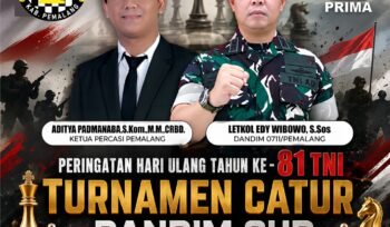 Siap Digelar! Turnamen Catur Dandim Cup 2026 