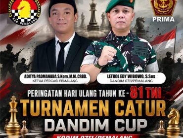 Siap Digelar! Turnamen Catur Dandim Cup 2026 