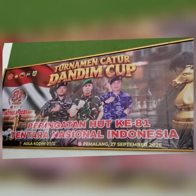 
					Dandim Cup Pemalang 2026 Bakal Diikuti 202 Peserta, Master Internasional Awam Wahono Turut Ambil Bagian