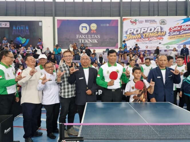 
					POPDA Jateng 2026 Cabor Tenis Meja Resmi Dibuka, PTMSI Dorong Lahirnya Atlet Muda Berprestasi