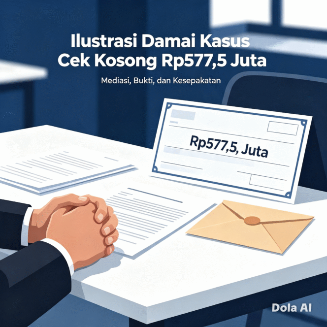
					Ilustrasi - Kasus Cek Kosong Rp577,5 Juta