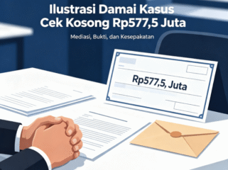 Ilustrasi - Kasus Cek Kosong Rp577,5 Juta