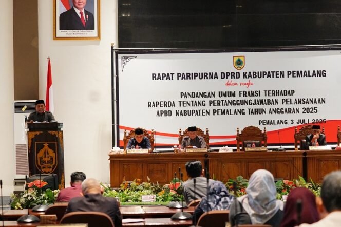 
					DPRD Pemalang Gelar Rapat Paripurna, Fraksi Sampaikan Pandangan Umum atas Pertanggungjawaban APBD 2025
