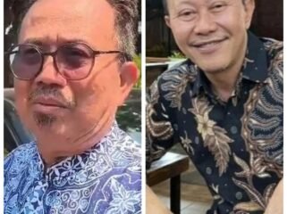 Mantan Kadisdikpora Supa'at (kiri) dan Eks Dirut Perumda Tirta Mulia Slamet Efendi