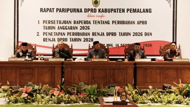 
					DPRD Pemalang Setujui Perubahan APBD 2026, Pendapatan Daerah Turun Rp118,55 Miliar