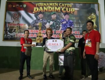 Turnamen Catur Dandim Cup Pemalang Diikuti 217 Peserta, Awam Wahono Keluar sebagai Juara Umum