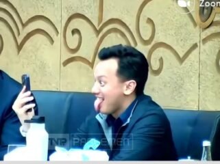 Momen Moreno Soeprapto video call terjadi saat Rapat Dengar Pendapat (RDP) Komisi XII DPR RI bersama jajaran MIND ID.