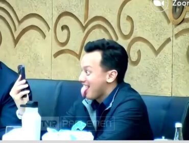 Momen Moreno Soeprapto video call terjadi saat Rapat Dengar Pendapat (RDP) Komisi XII DPR RI bersama jajaran MIND ID.