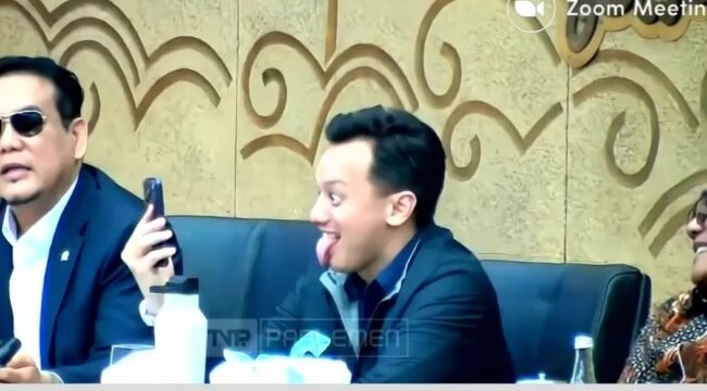 Momen Moreno Soeprapto video call terjadi saat Rapat Dengar Pendapat (RDP) Komisi XII DPR RI bersama jajaran MIND ID.