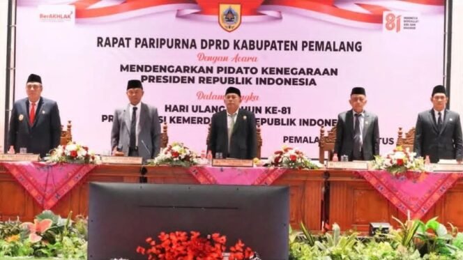 
					DPRD Pemalang Gelar Sidang Paripurna Istimewa Dengarkan Pidato Kenegaraan Presiden HUT ke-81 RI