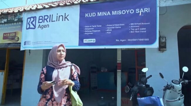 BRILink Agen KUD Mina Misoyo Sari di kawasan TPI Tanjungsari