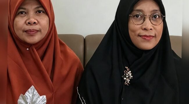 Ketua Fraksi PKS DPRD Kabupaten Pemalang, dr. Irma Suryani Widyastuti (kanan) dan Ketua BIPEKA (Bidang Ketahanan Keluarga), Casminah