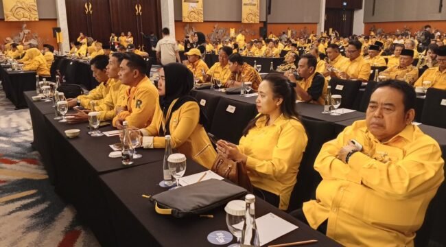 Fraksi Golkar DPRD Pemalang Ikuti Rakornis Nasional 2026 di Bandung, Perkuat Konsolidasi Pemenangan Pemilu