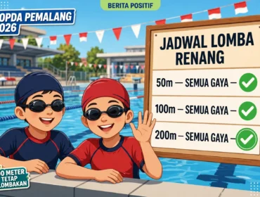 Sempat Jadi Sorotan, Panpel Tegaskan Nomor Renang 200 Meter Tetap Dilombakan di POPDA Pemalang 2026